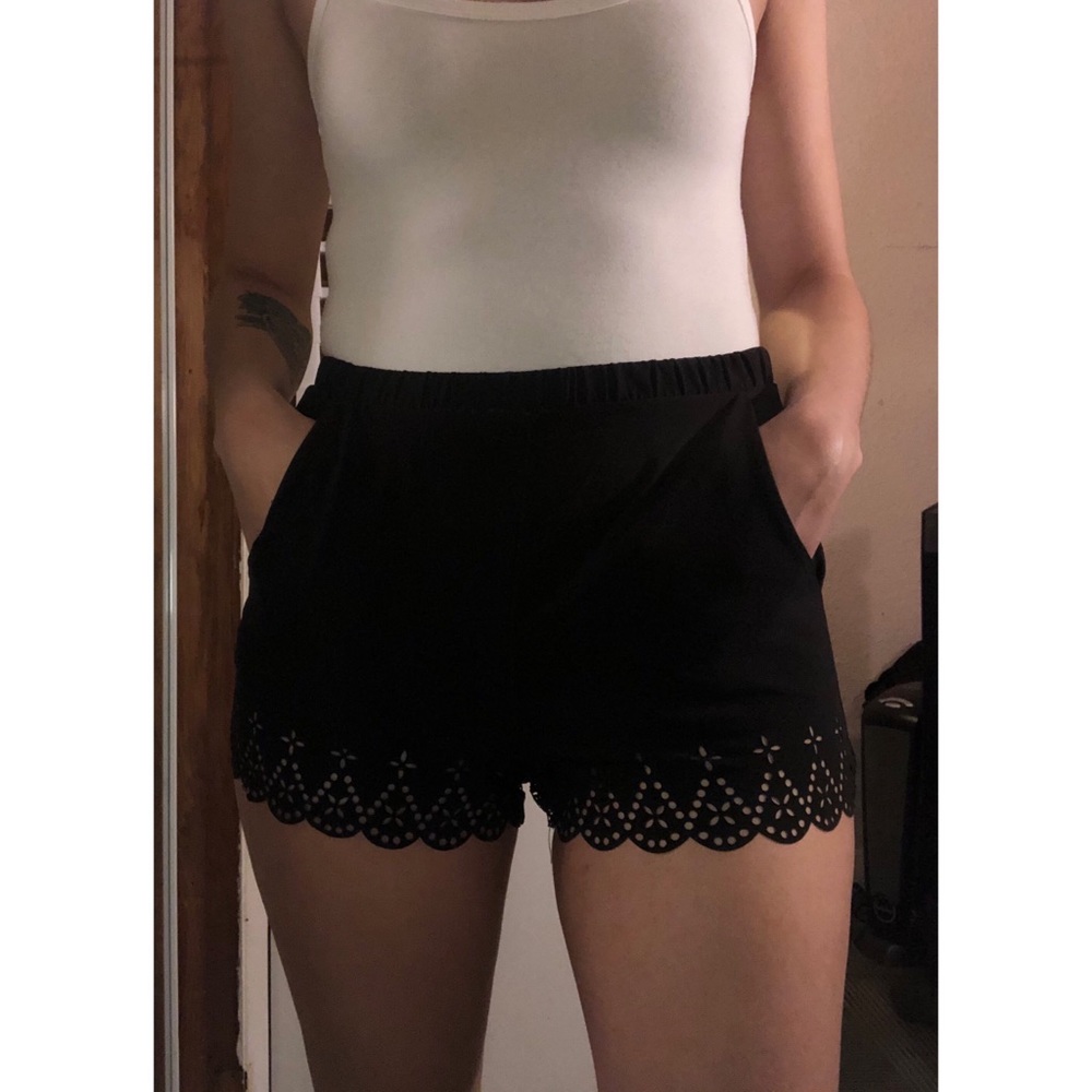 Black shorts